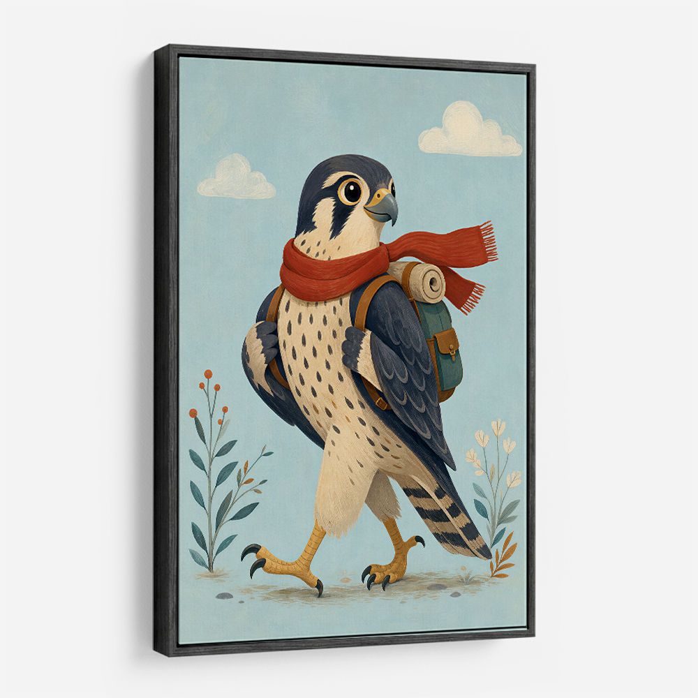 Falcon With Backpack