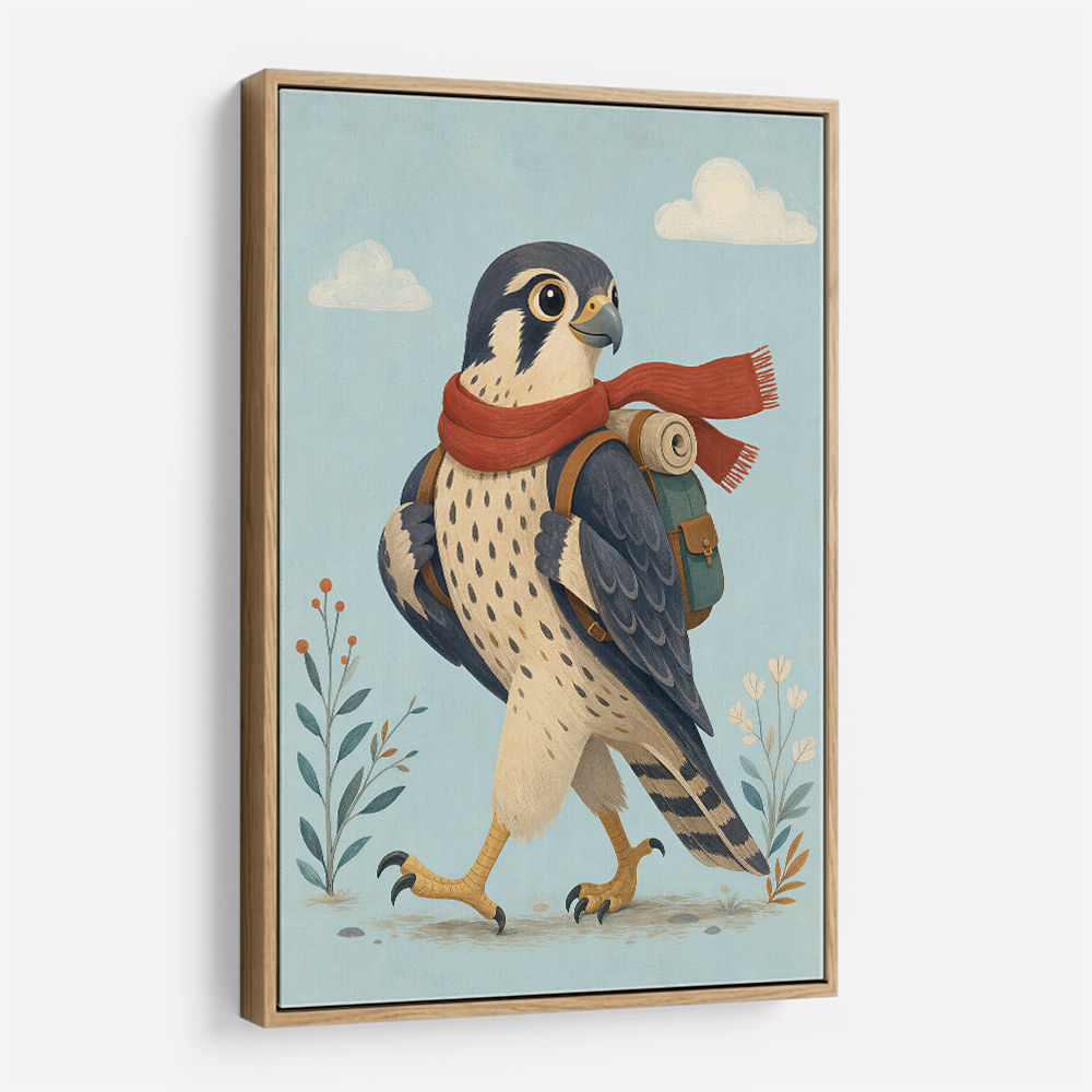 Falcon With Backpack