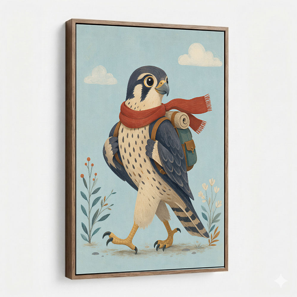 Falcon With Backpack