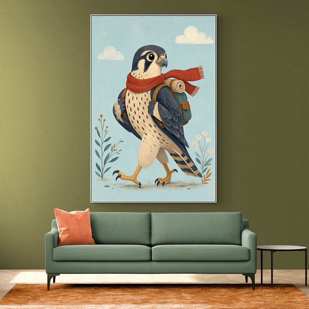 Falcon With Backpack