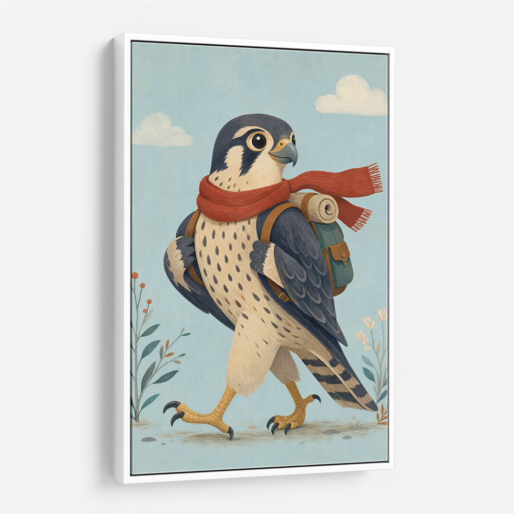 Falcon With Backpack