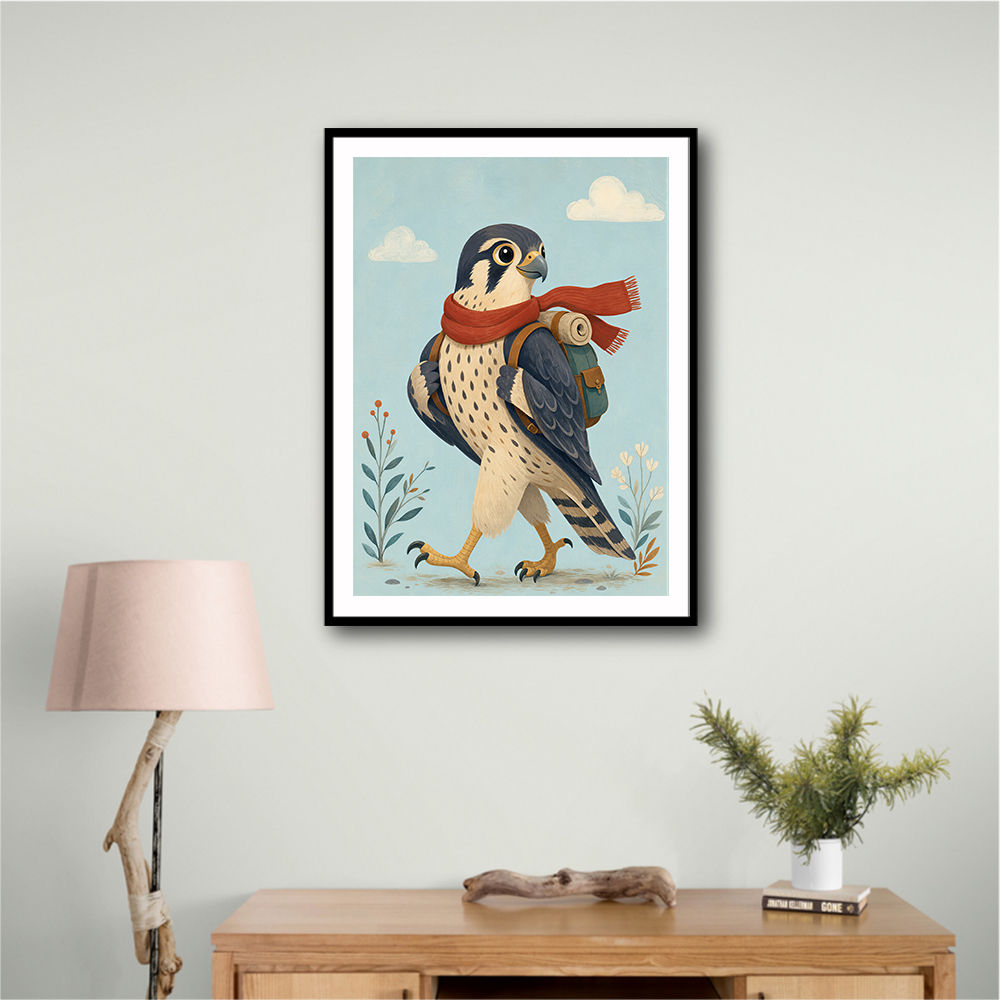 Falcon With Backpack