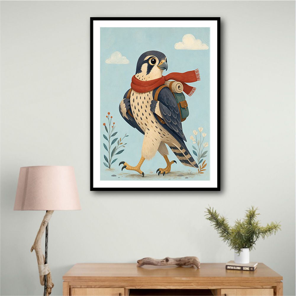 Falcon With Backpack