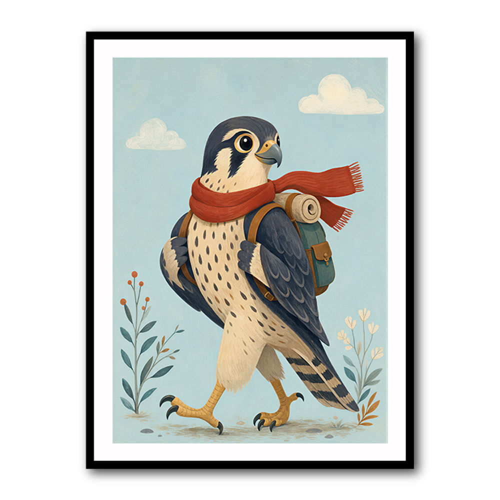 Falcon With Backpack