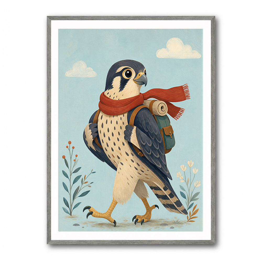 Falcon With Backpack