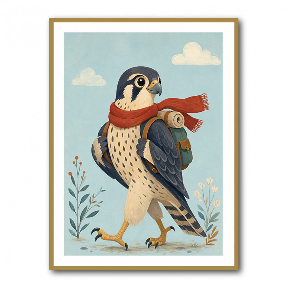 Falcon With Backpack