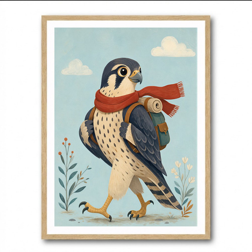Falcon With Backpack