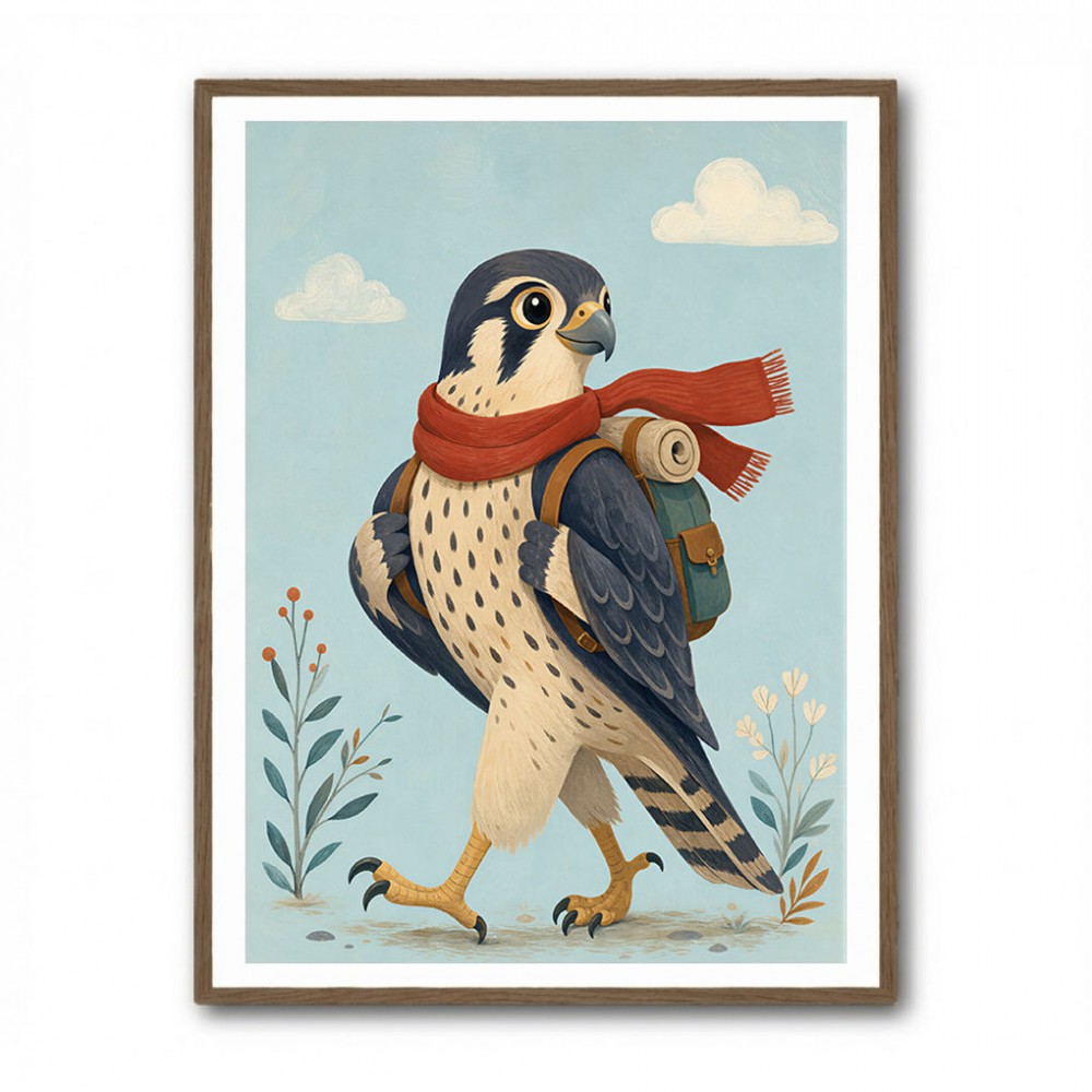 Falcon With Backpack