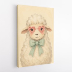 Sheep With Pink Glasses