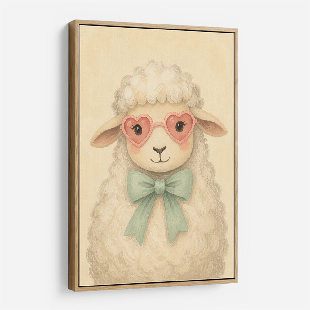 Sheep With Pink Glasses