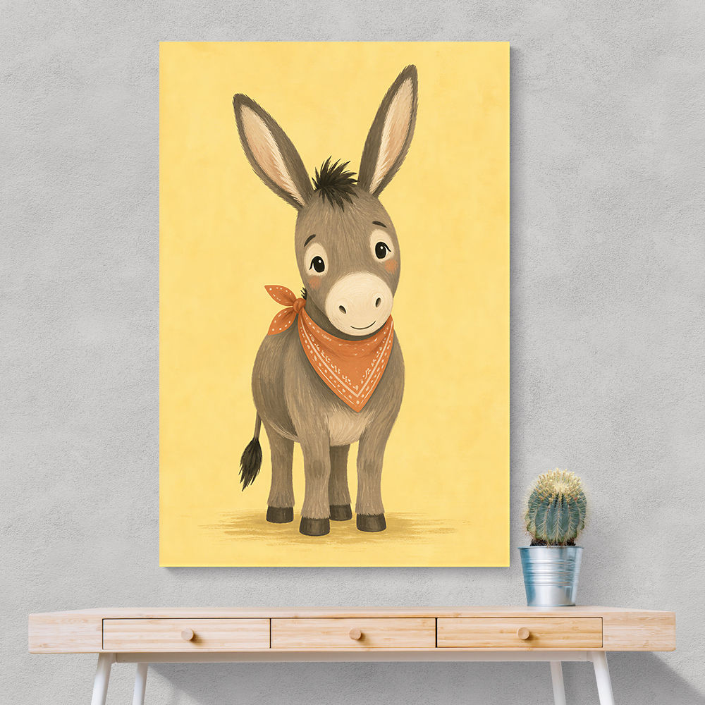 Donkey With Bandana