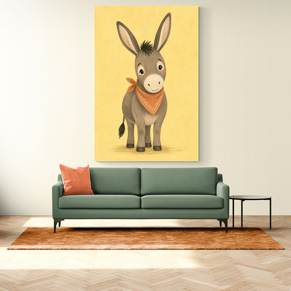 Donkey With Bandana