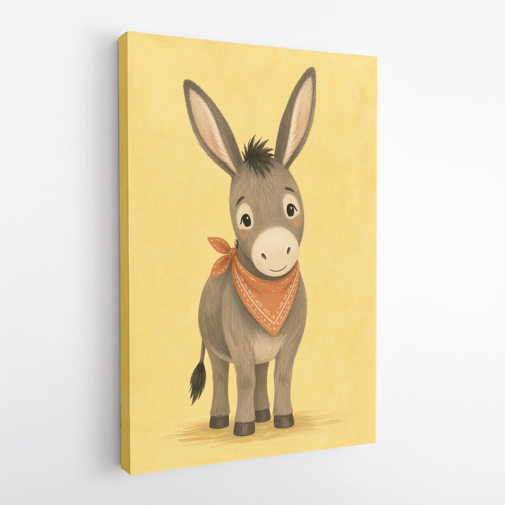 Donkey With Bandana