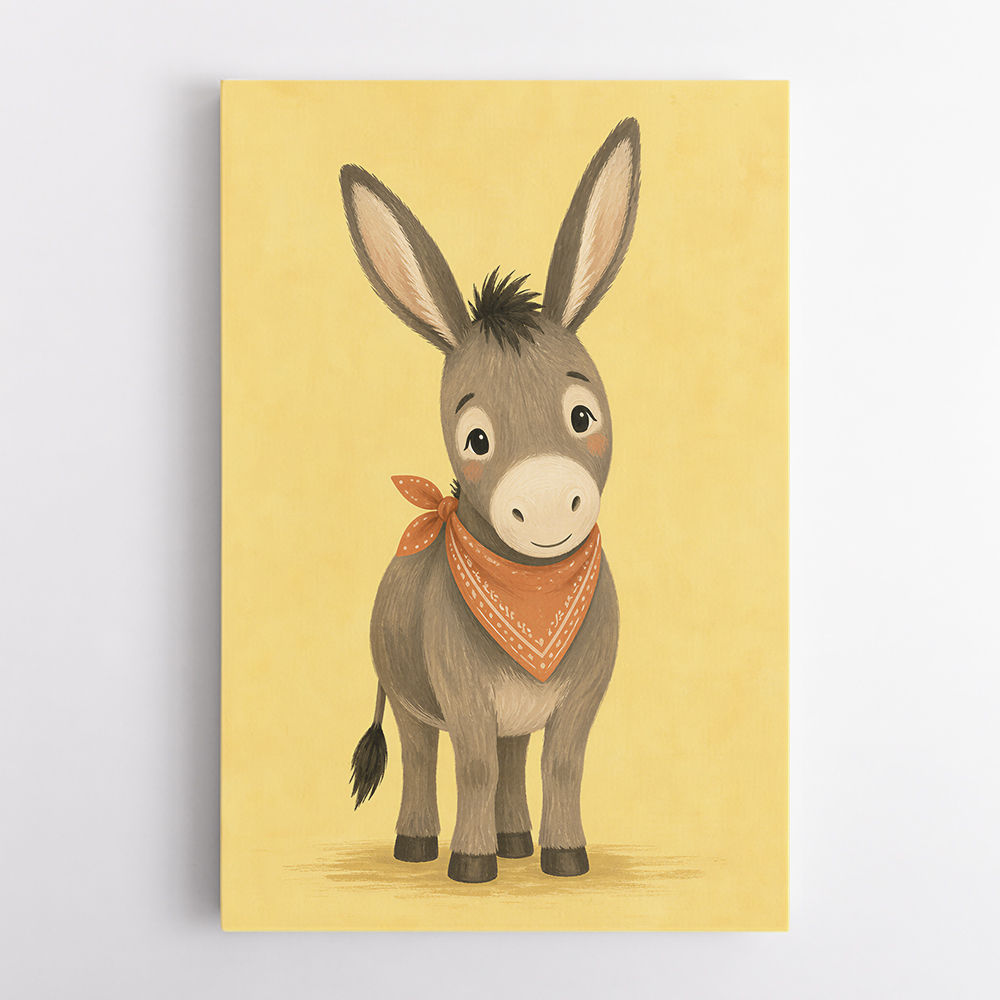 Donkey With Bandana
