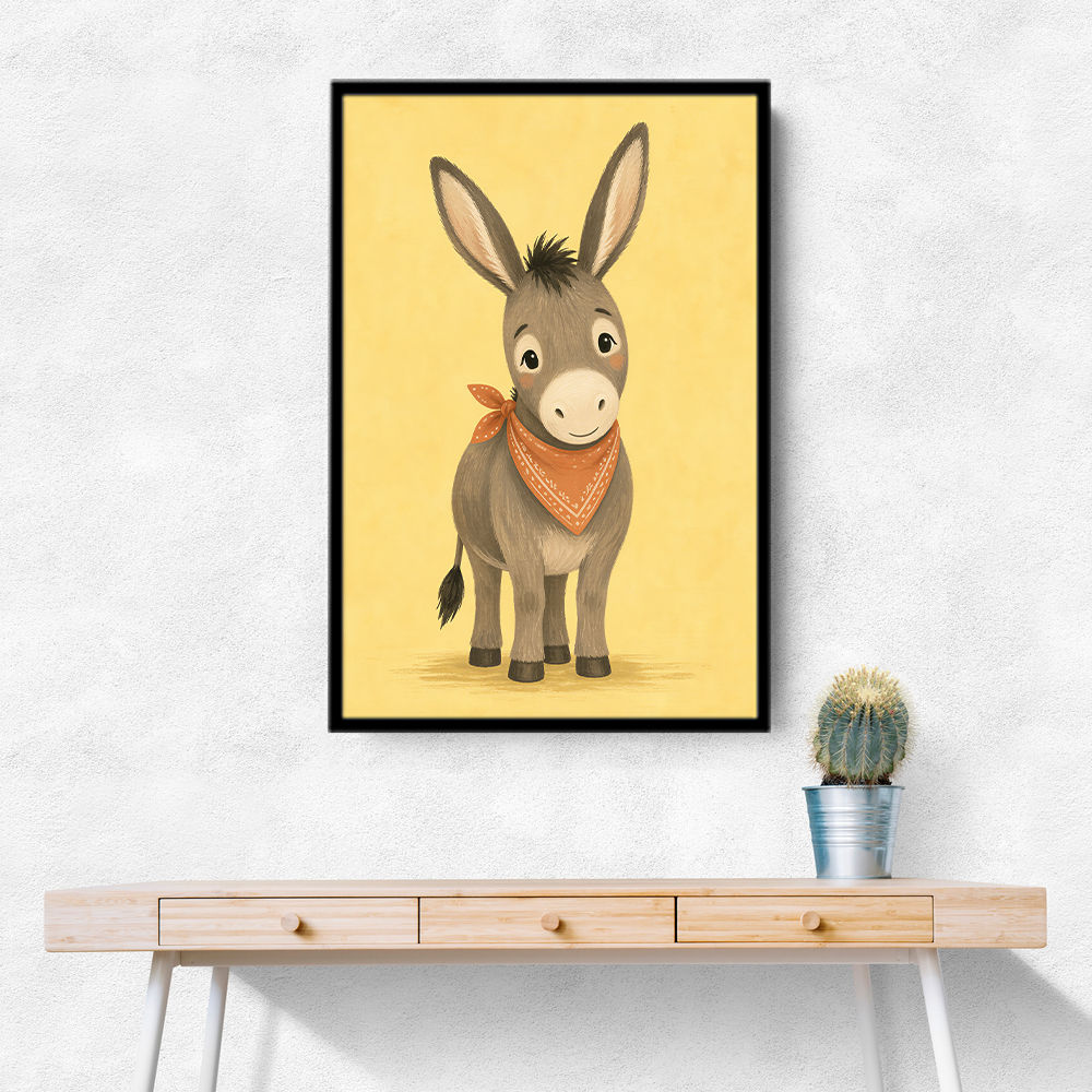 Donkey With Bandana