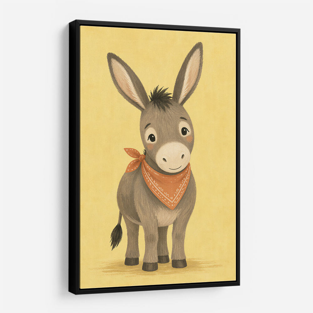 Donkey With Bandana