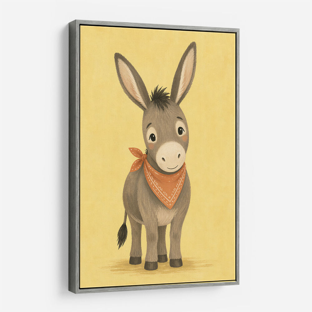 Donkey With Bandana