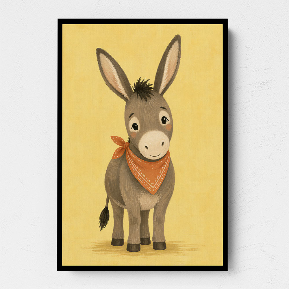 Donkey With Bandana