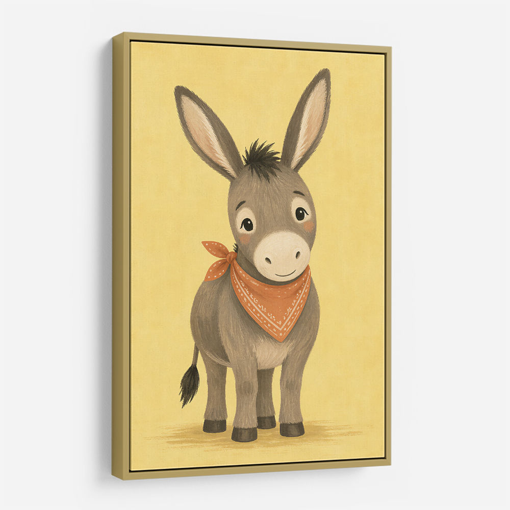 Donkey With Bandana