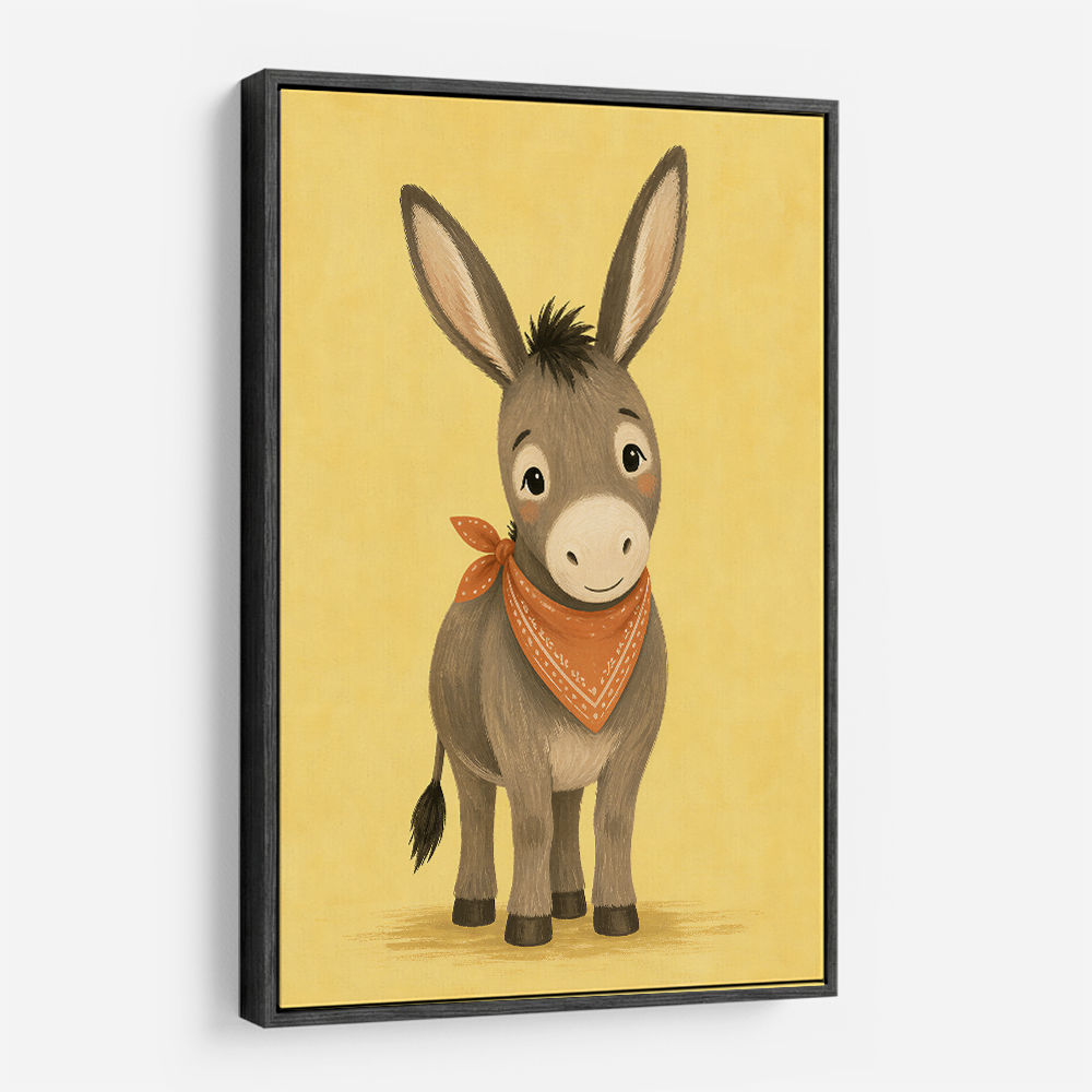 Donkey With Bandana