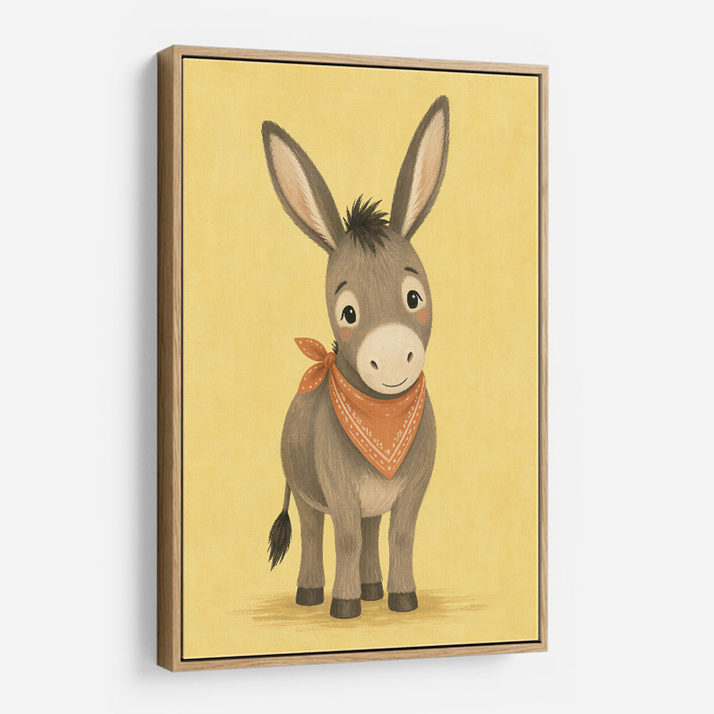 Donkey With Bandana