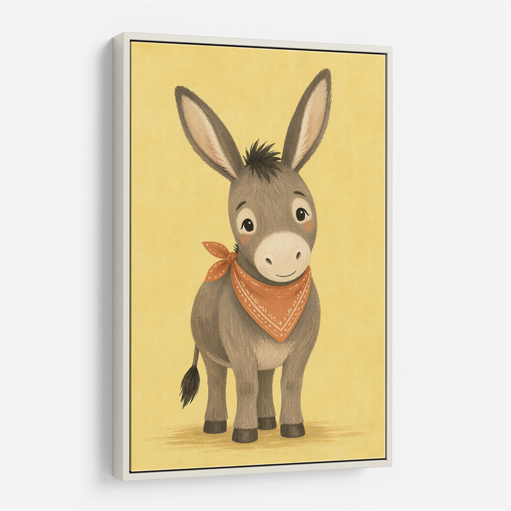 Donkey With Bandana