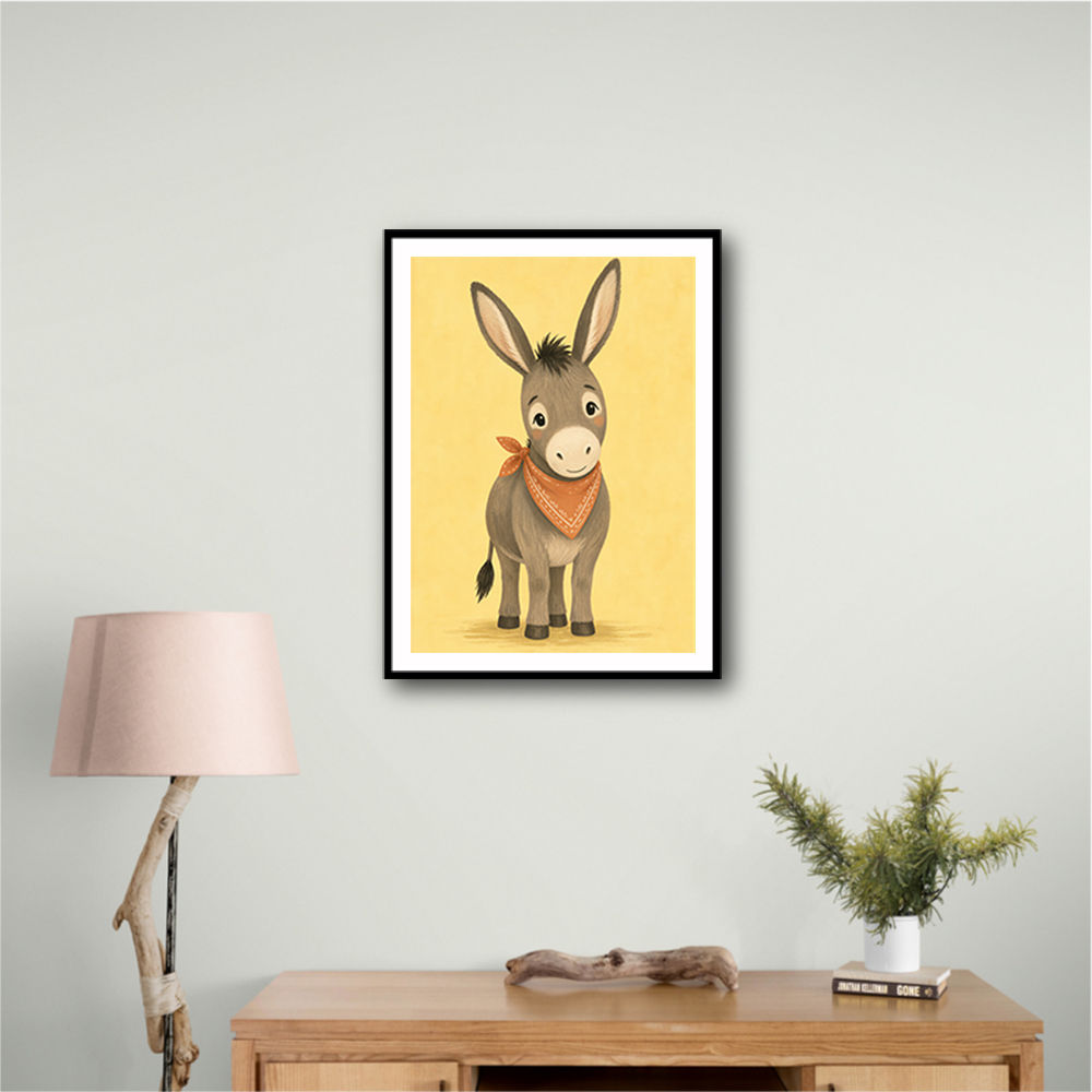 Donkey With Bandana