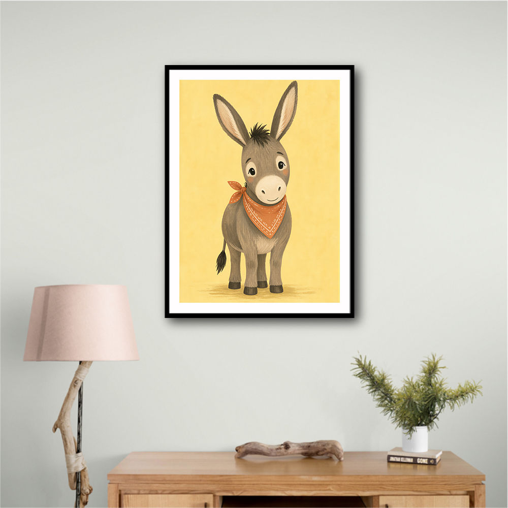 Donkey With Bandana