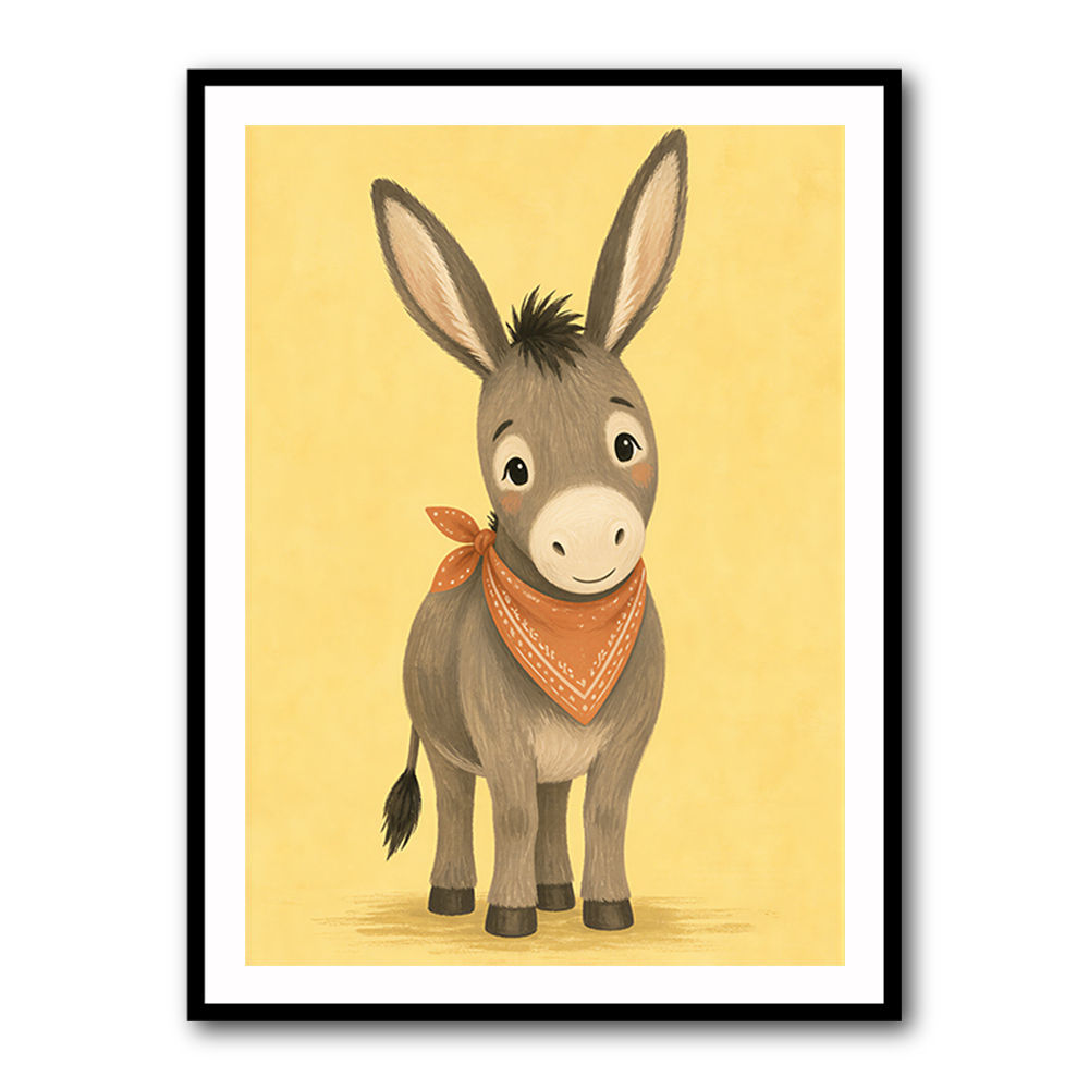 Donkey With Bandana