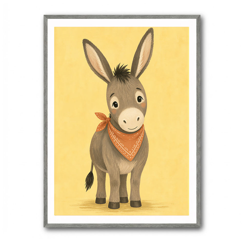Donkey With Bandana