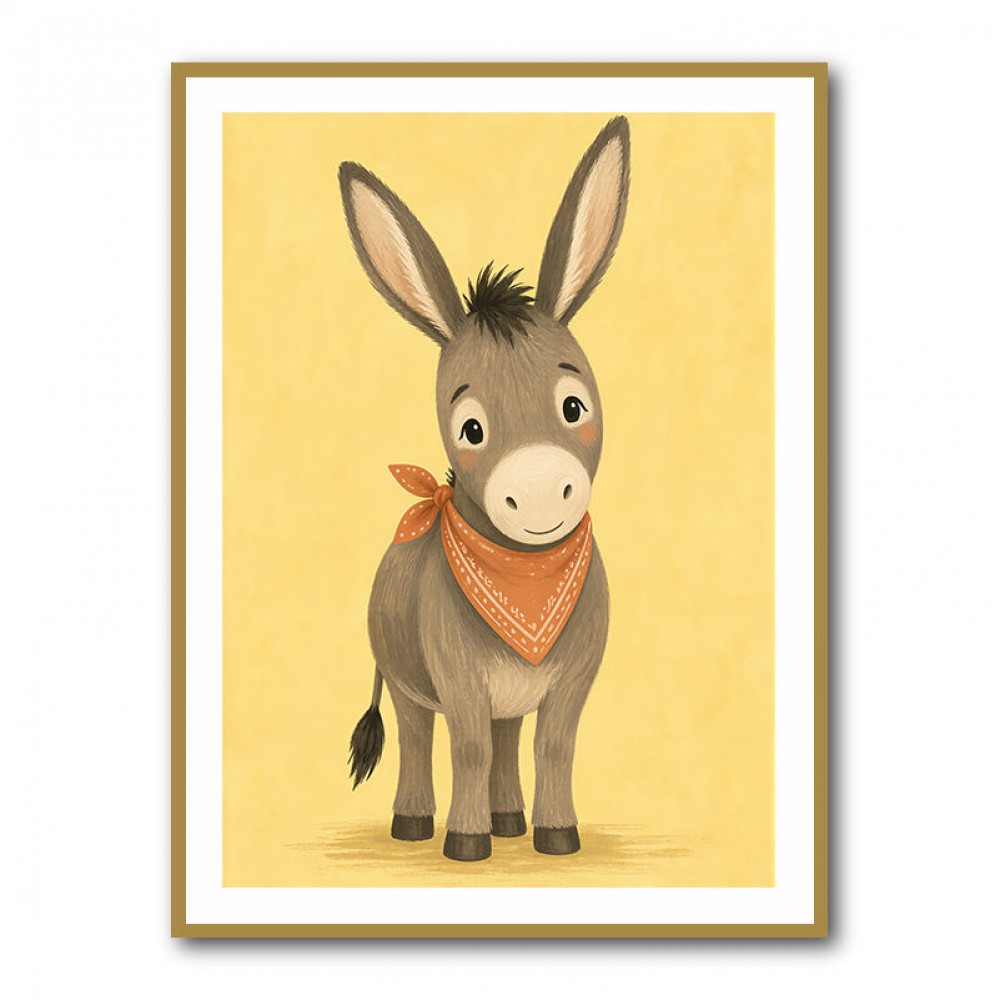 Donkey With Bandana