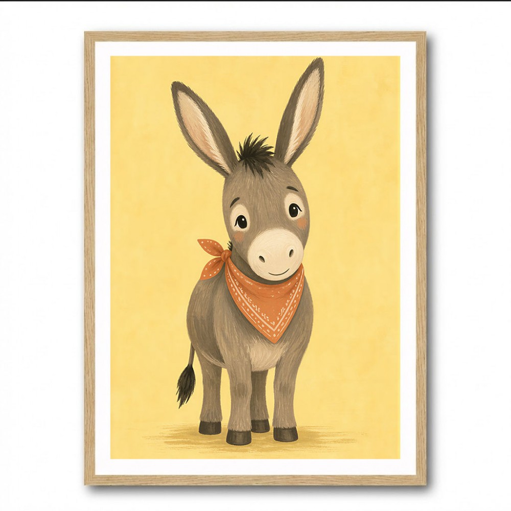 Donkey With Bandana