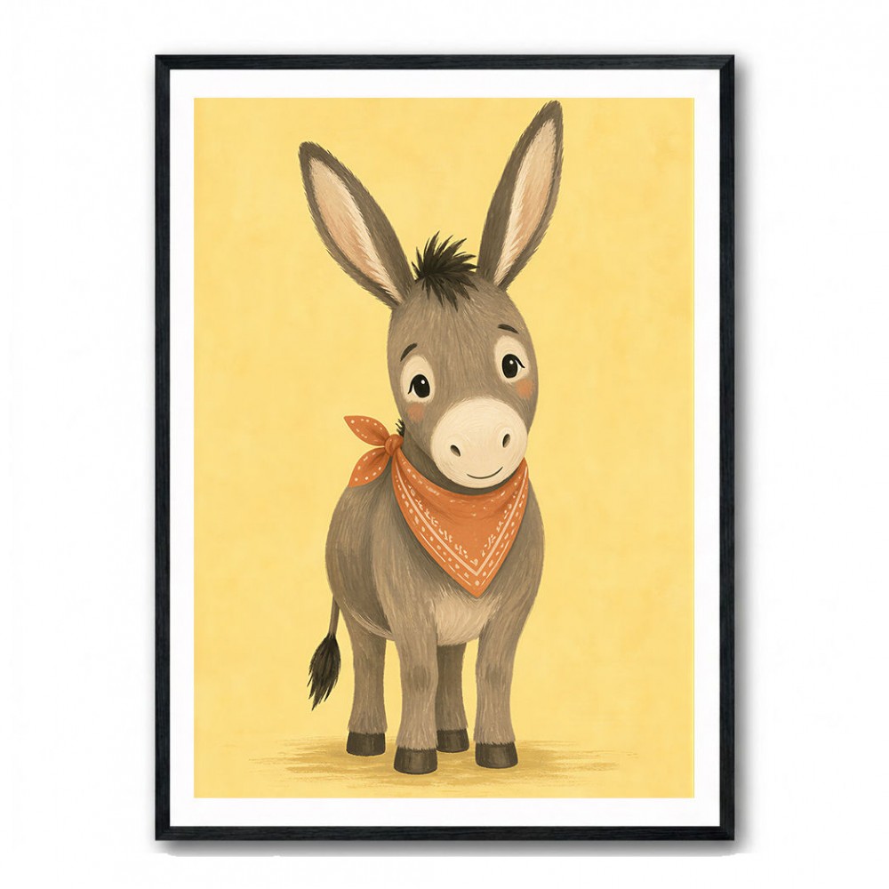 Donkey With Bandana