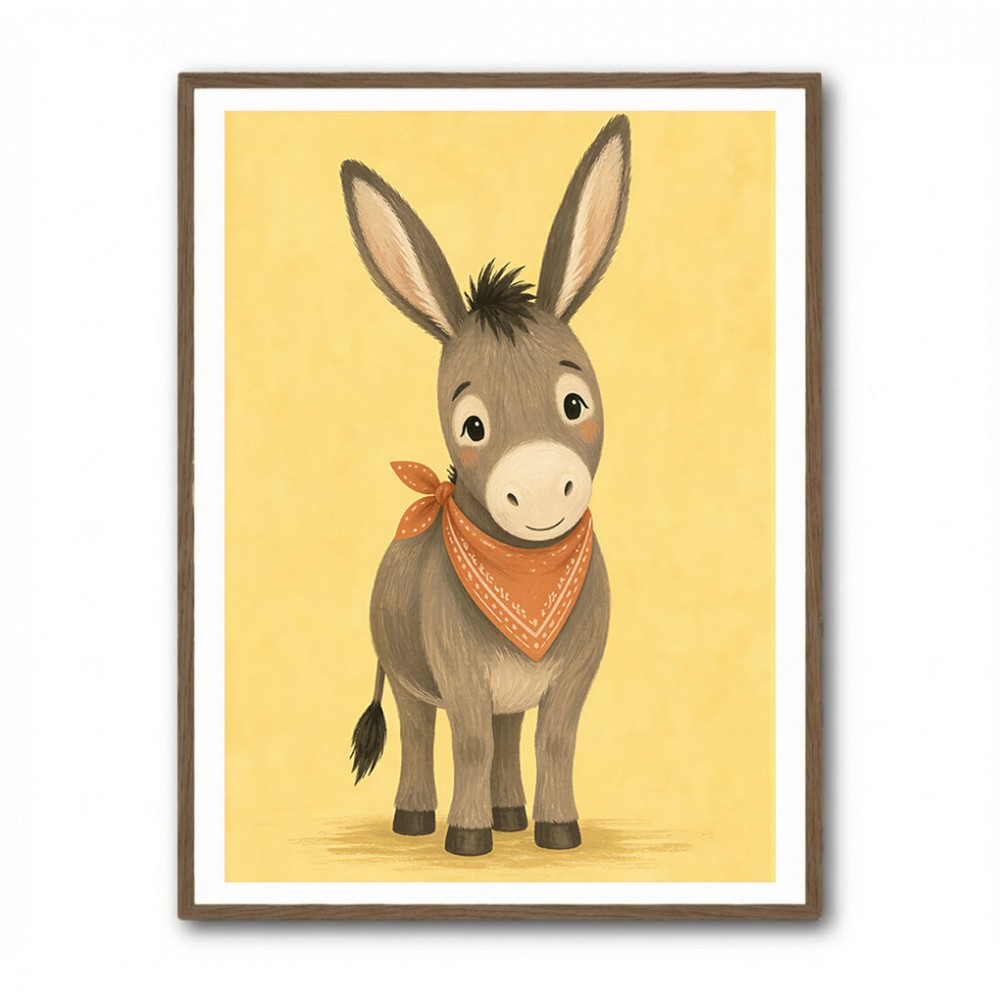 Donkey With Bandana