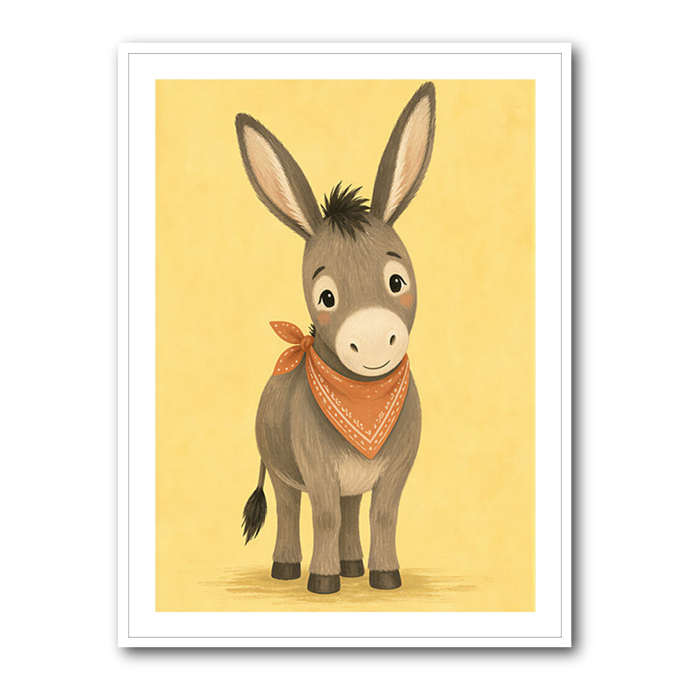 Donkey With Bandana