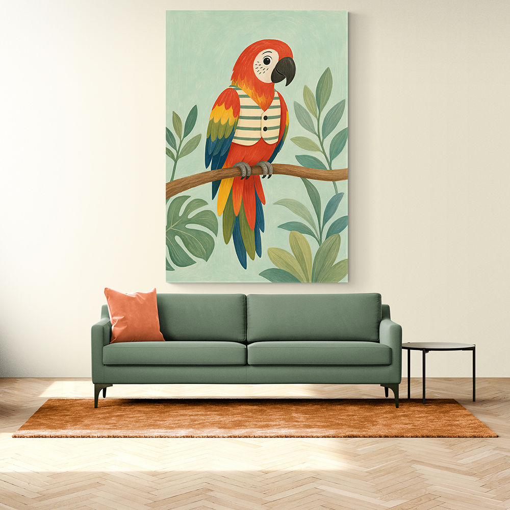 Parrot in Stripes