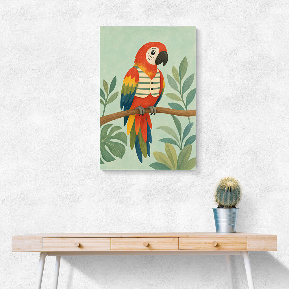 Parrot in Stripes