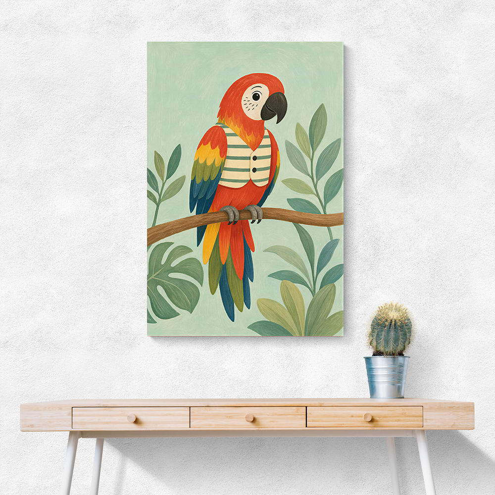 Parrot in Stripes