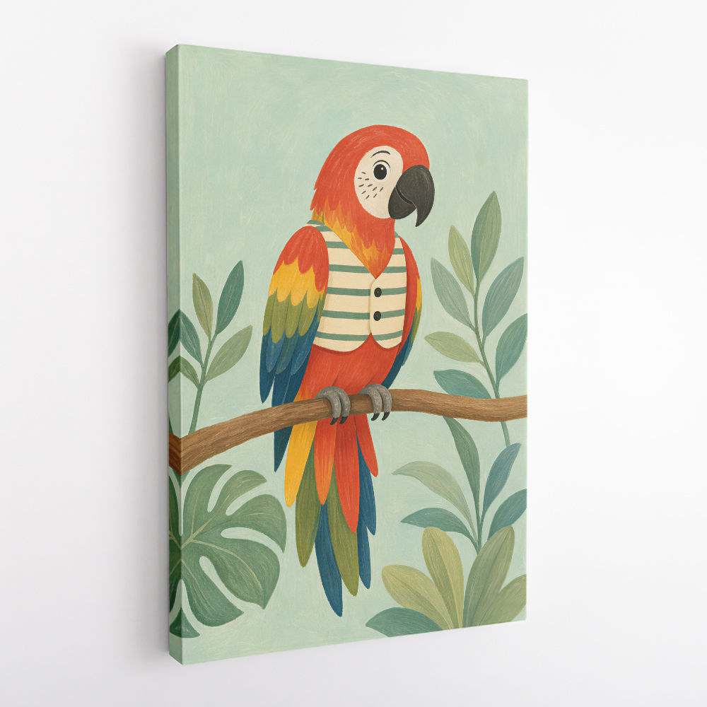 Parrot in Stripes