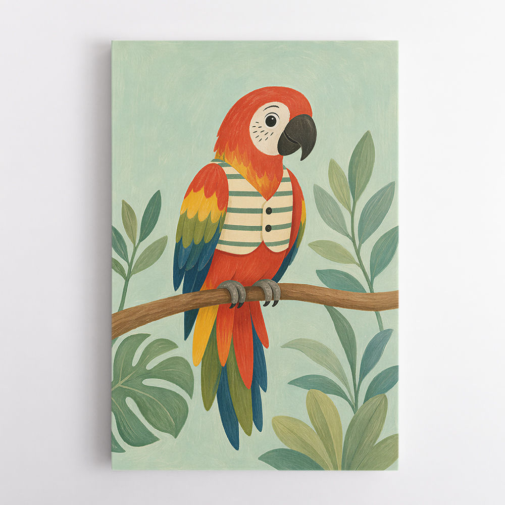 Parrot in Stripes