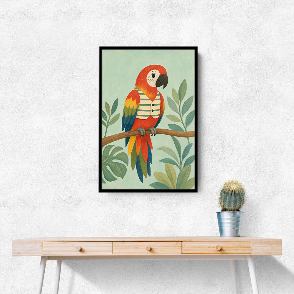 Parrot in Stripes