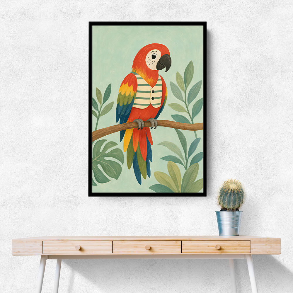 Parrot in Stripes