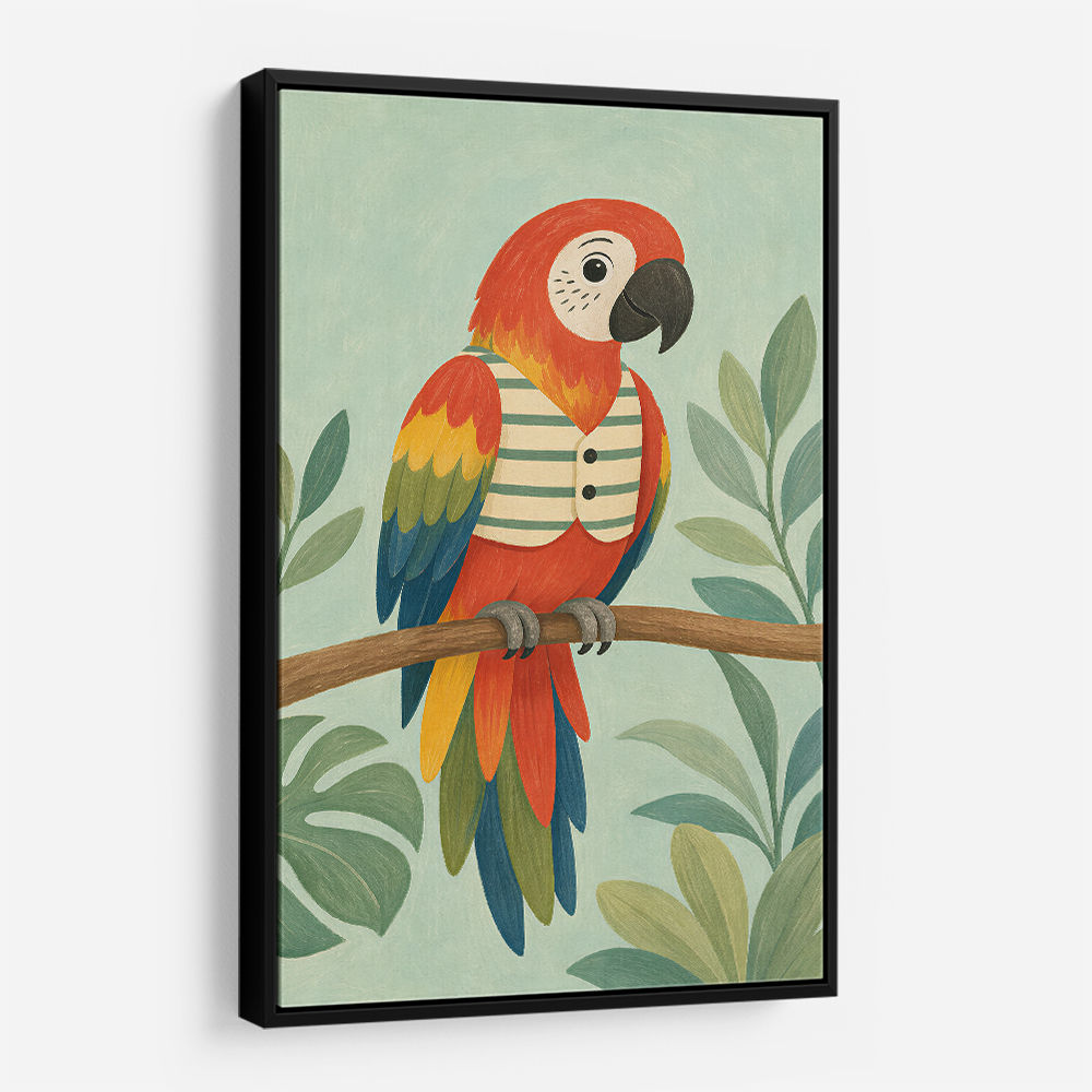 Parrot in Stripes