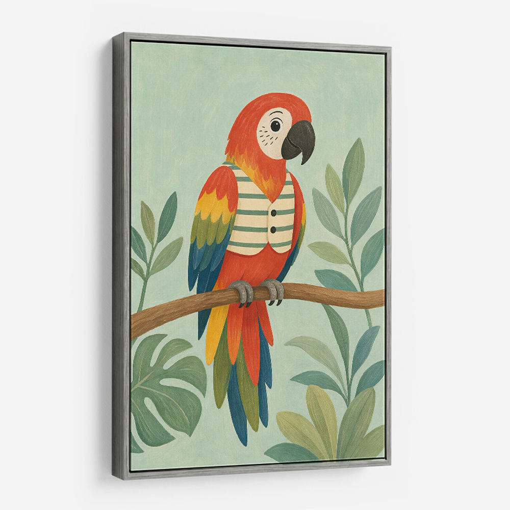 Parrot in Stripes