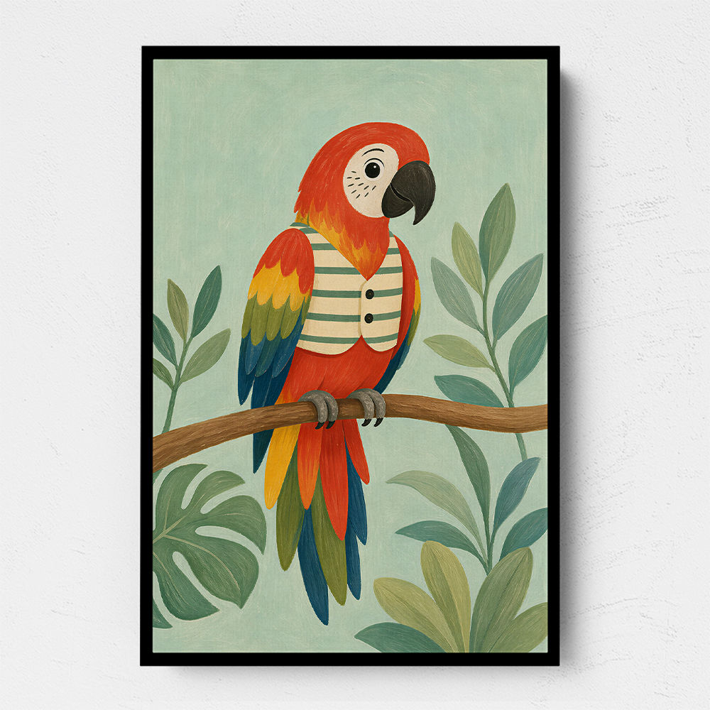Parrot in Stripes