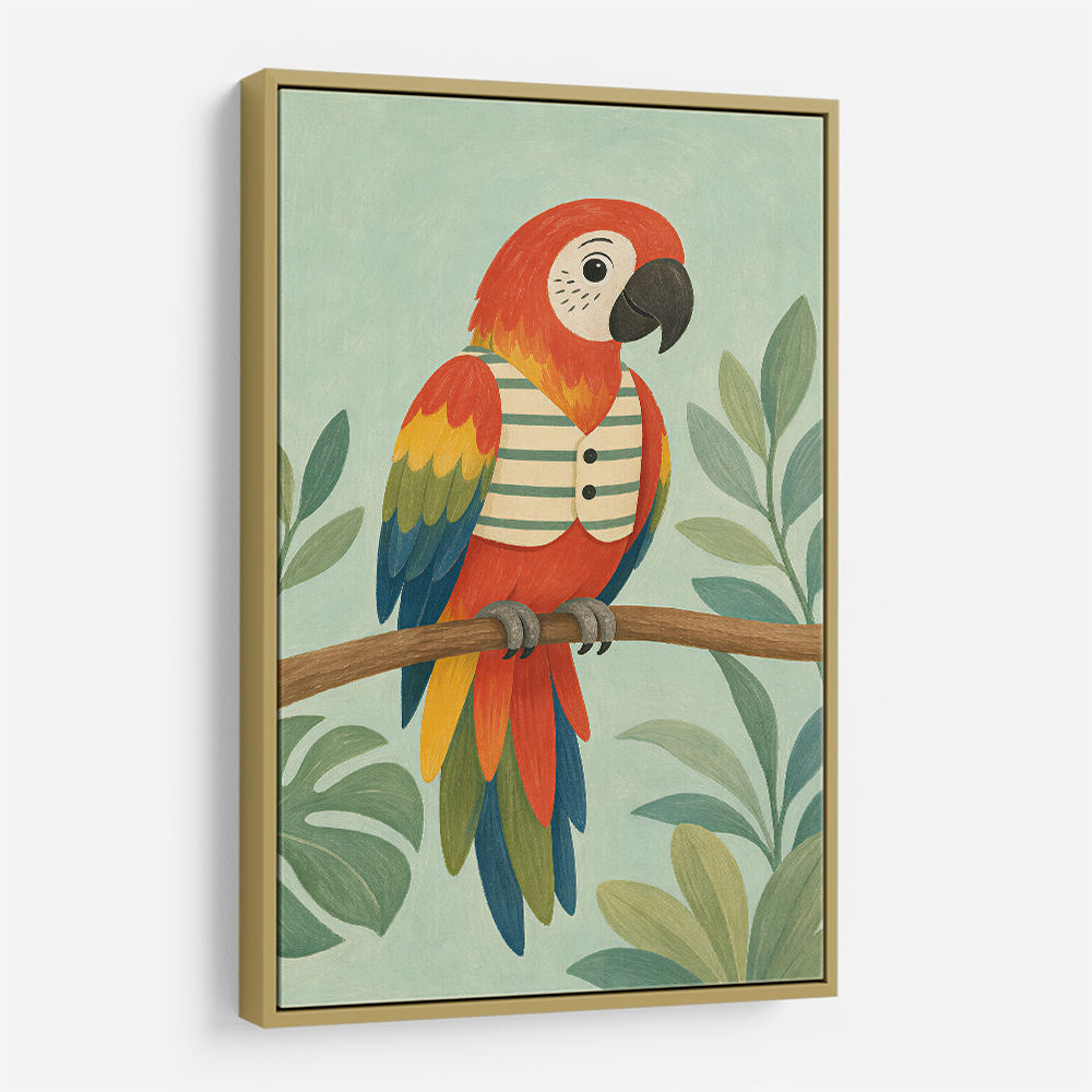 Parrot in Stripes
