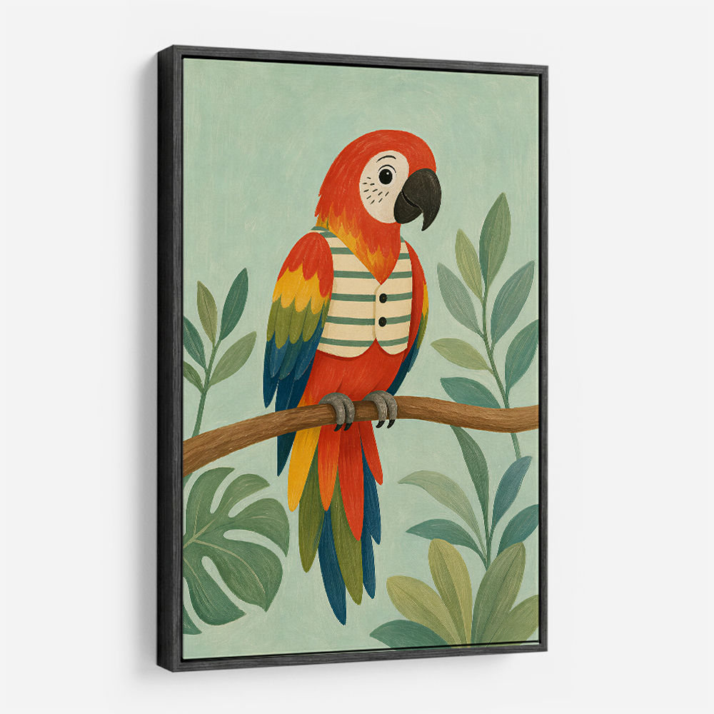 Parrot in Stripes