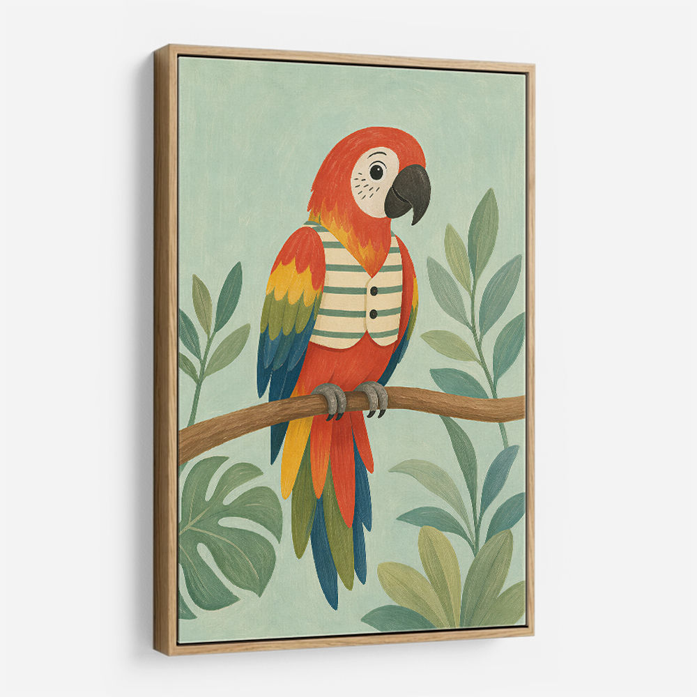 Parrot in Stripes