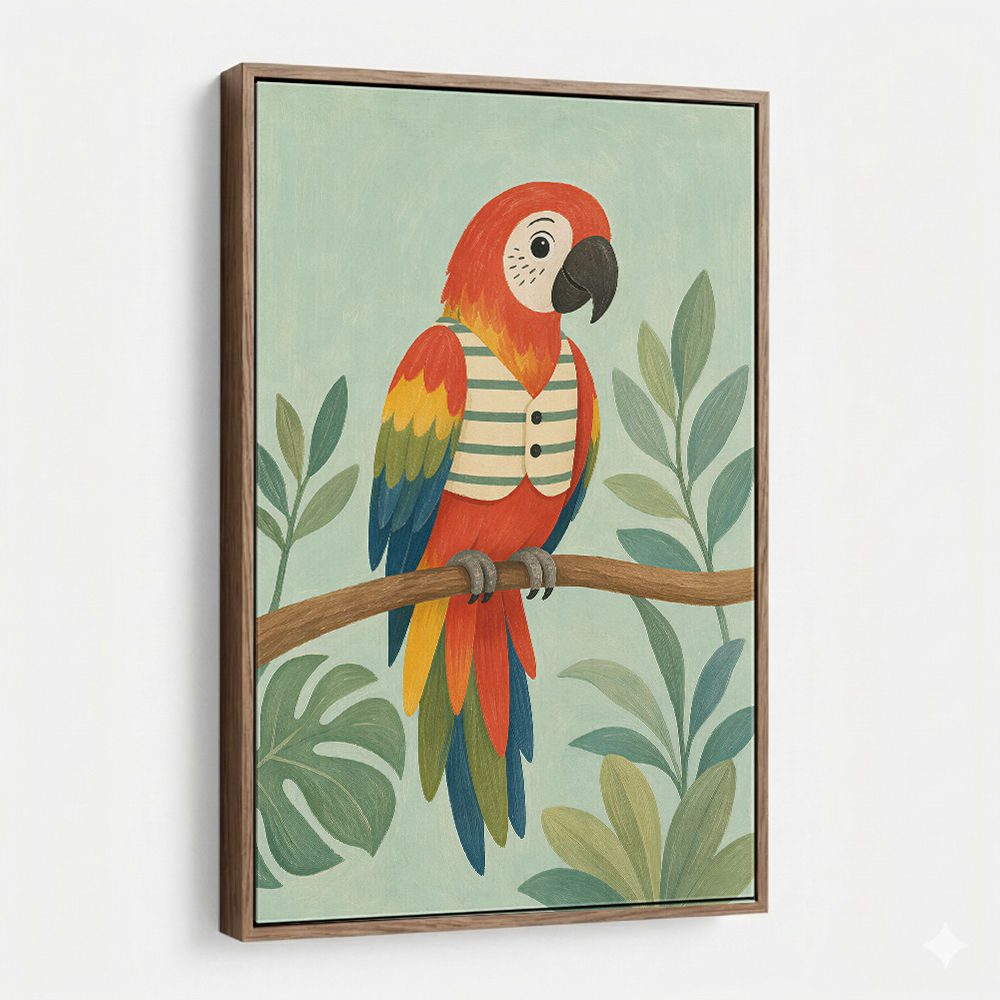 Parrot in Stripes