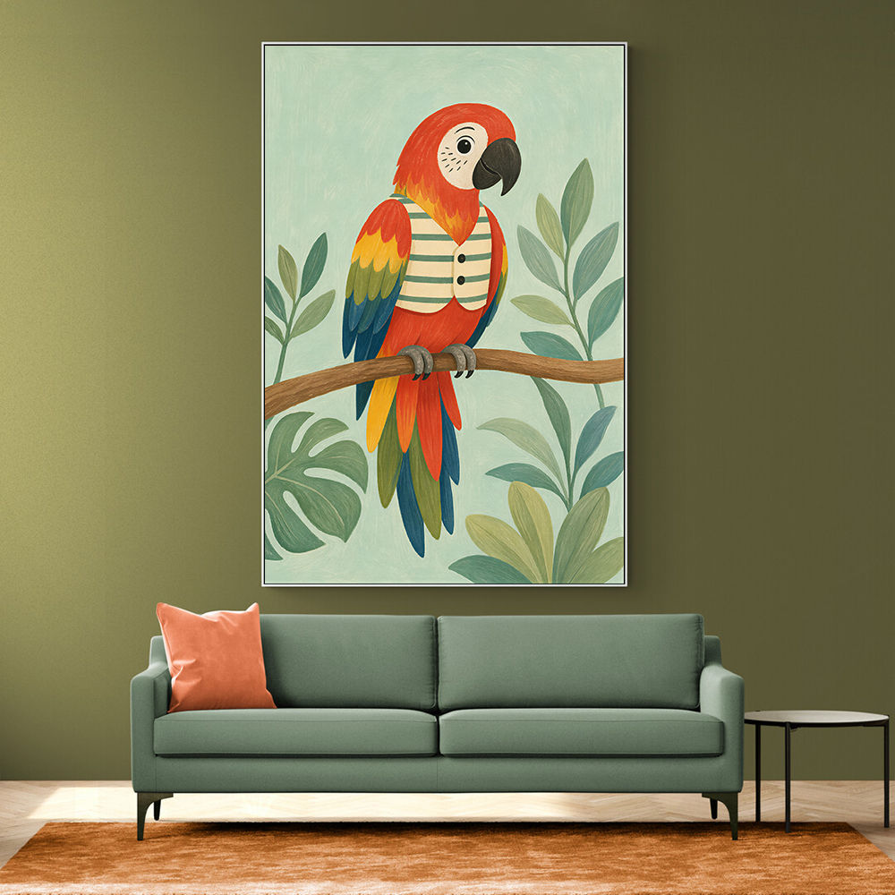 Parrot in Stripes